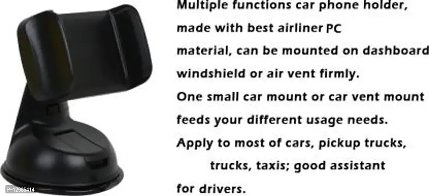 Mobile Phone  Silicone Sucker Multi Surface Universal Car Mount Holder_M58