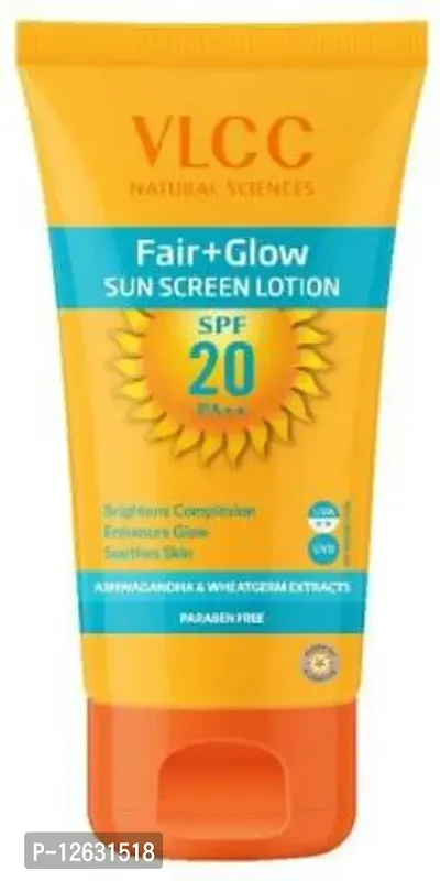 VLCC FAIR+GLOW SUN SCREEN LOTION SPF20 - SPF 20 PA++&nbsp;&nbsp;(100 ml)-thumb0