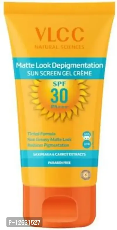 VLCC Matte Look Sun Screen Gel Creme - SPF 30 PA+++&nbsp;&nbsp;(100 g)