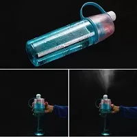 Mist Spray Water Bottle For Sports Outdoor Cycling Sports Gym Drinking 600 ml Bottlenbsp;nbsp;(Pack of 1, Multicolor, Plastic)-thumb3