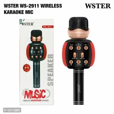 Wireless Black Wster WS 2911 Karaoke Mike-thumb2