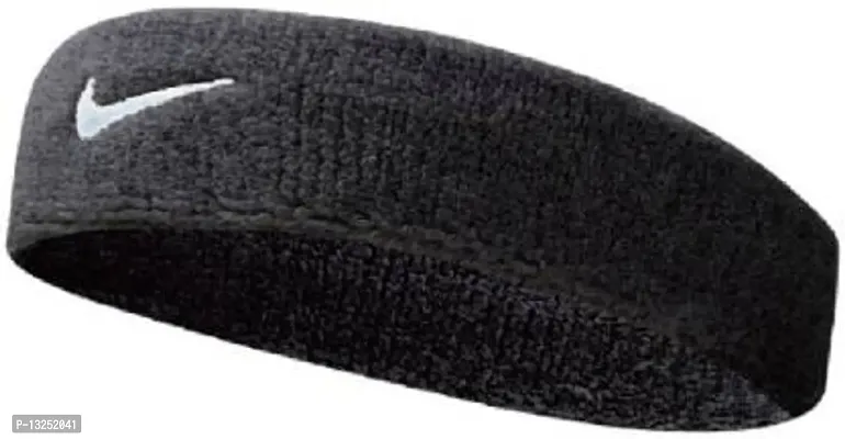 Sports Headband For Girls and women Head Support&nbsp;(Black) - Pack of 1