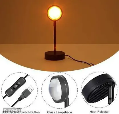 USB Sunset Lamp, Sunset Projector Led Table Lamp, Romantic Projector Lamp