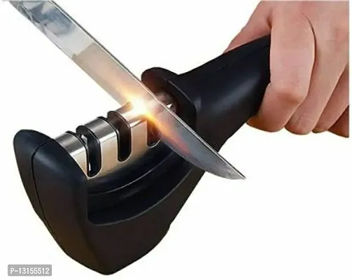 Knife Sharpener tool kit self Sharping ceramic, Diamond and stainless steel Knife Honer&nbsp;&nbsp;(Ceramic, Diamond)-thumb0