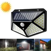 Solar Lights for Garden with LED Security Lamp for Home, Outdoors Pathways Use Solar Light Set&nbsp;(Pack of 2)-thumb1