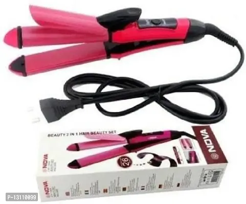 NHC-2009 2 in 1 Nova Hair Plus Curler Machine for Women Hair Straightener&nbsp;&nbsp;_N25-thumb0