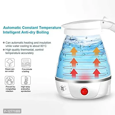 Travel Electric Portable Kettle Foldable 600ML Collapsible Kettle Silicon_K42-thumb2