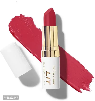 MyGlamm LIT Satin Matte Lipstick, 4.5 G, Crazy Ex Girlfriends (Multicolor, 4.5 g)-thumb0