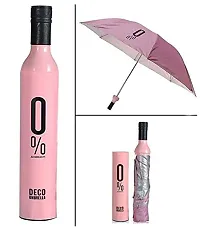 Portable Umbrella with Bottle Cover for UV Protection and Rain-thumb3