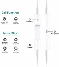 Earphone with iPhone11, iPhone11 Pro ,12,12 PRO,X,XR,8 PLUS Wired Headset&nbsp;&nbsp;(White, In the Ear)-thumb2