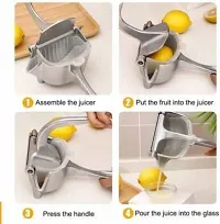 Aluminium Hand Juicer Heavy Duty Aluminium Metal Manual Hand Press Juicer, Fruit Juicer, Hand Juicer, Lemon Squeezer-thumb3