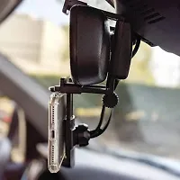 Car Mobile Holder For Windshield&nbsp;(Black) - Rear View Mirror Mount Mobile Holder Stand-thumb3