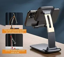 Adjustable with Foldable Desk Phone Stand Holder Compatible for All Smartphones and Tablets Mobile Holder-thumb3