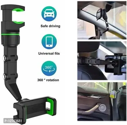 Car Rearview Mirror Mount Stand Clip Multi-Function ,Adjustable-thumb2