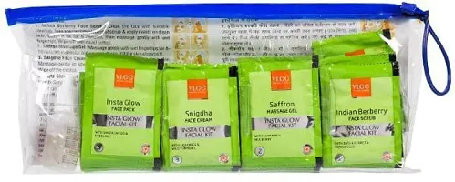 VLCC Professional Salon Series insta Glow Facial Kit Pack of 6 (6 x 41.67 g)-thumb1