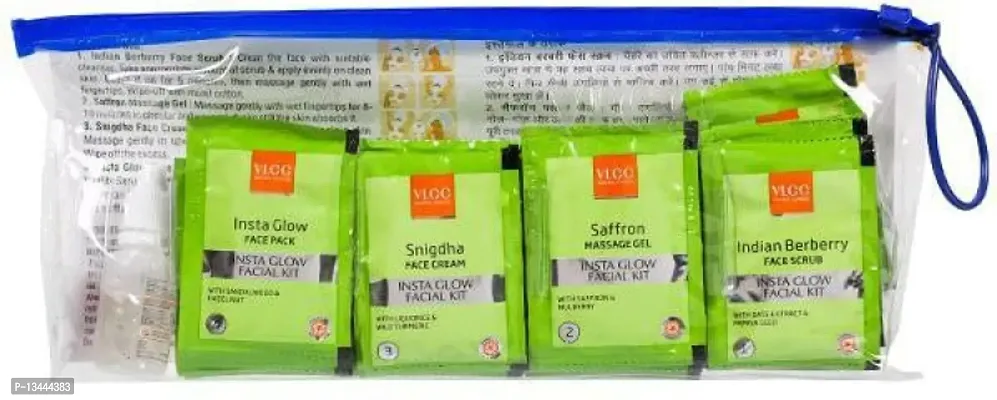 VLCC Professional Salon Series insta Glow Facial Kit Pack of 6 (6 x 41.67 g)-thumb2