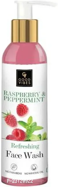 GOOD VIBES Raspberry  Peppermint  - Refreshing Face Wash (120 ml)-thumb0