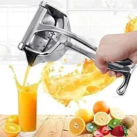 Aluminium Hand Juicer Alloy Fruit Hand Squeezer Heavy Duty Juicer Manual Fruit Press Squeezer (Silver Pack of 1)-thumb1