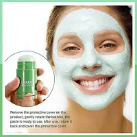 Girl Green Tea Mask Deep Cleaning Oil Control Moisturizing Hydrating Skin Rotating Cream Mud Clay Mask - Pack of 2-thumb2