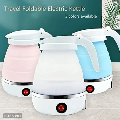 Electric Portable Kettle Foldable 600ML Collapsible Kettle Silicon_K64-thumb4