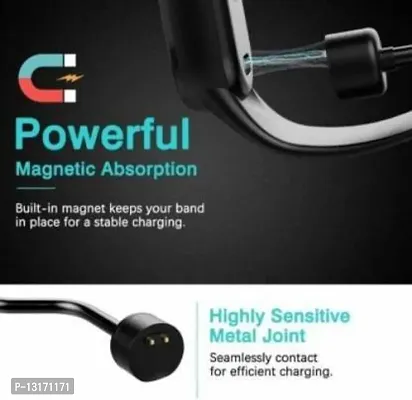 AMF_513K_M5 Fitness Band Cable Charging Cable|| Fast Charging Cable 0.1 m Micro USB Cable (Compatible with M3 Band) 0.15 m Micro USB Cable&nbsp;&nbsp;(Compatible with Fitness band m3\m4, Black)-thumb4