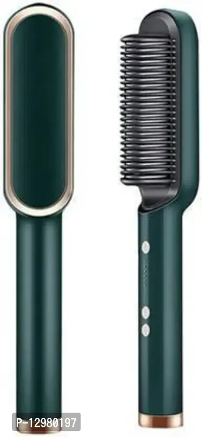 Hair Straightener Ceramic Hair Straightener Brush-thumb0