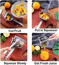 Aluminium Hand Juicer Aluminium Alloy Material Manual Hand Fruit Lemon Orange Squeezer Juice Extractor Tool-thumb1