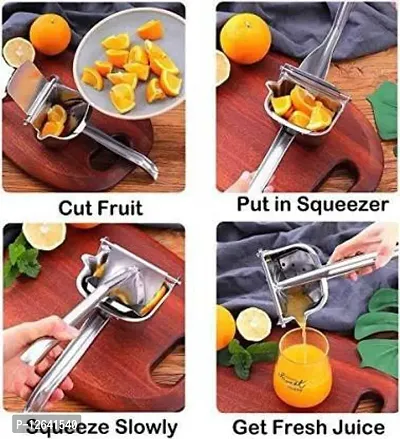 Aluminium Hand Juicer Aluminium Alloy Material Manual Hand Fruit Lemon Orange Squeezer Juice Extractor Tool-thumb2