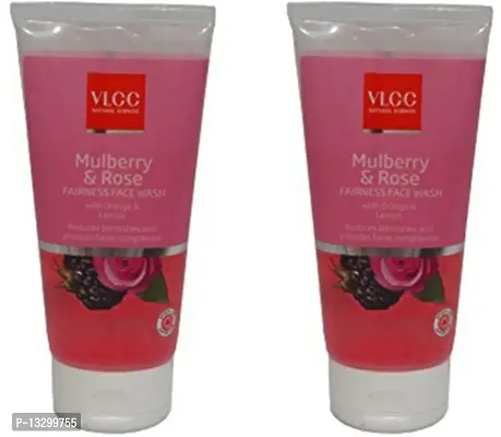 VLCC Mulberry  Rose Epic Combo Facewash - Pack of 2 (150 ml each)-thumb0