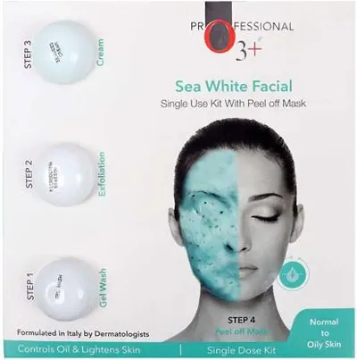 O3+  Facial Kit Includes Gel Wash, Cream And Peel Off Mask Multipack