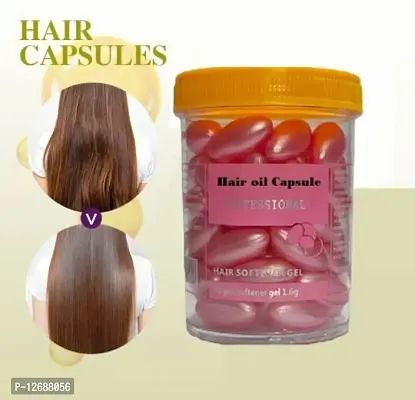 Professional Vitamin E Hair Softener Hair Capsule Treatment (60 Capsule)