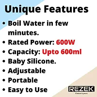 REZEK Electric Kettle 600 Watt Fast Boiling, Collapsible, Foldable, Portable_K28-thumb2