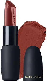 FACES CANADA Weightless Matte Hydrating Lipstick with Almond Oil (Kissed Ruby 13, 4.5 g)-thumb1