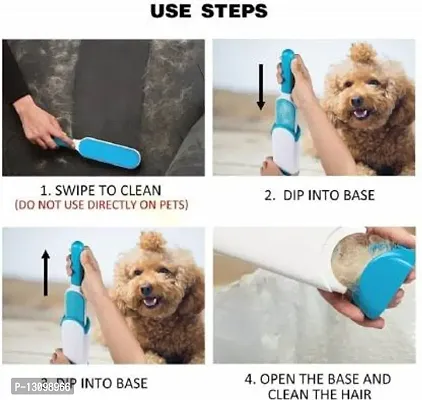 Reusable Pet Fur Remover with Self Cleaning Base Lint Roller_P62-thumb2