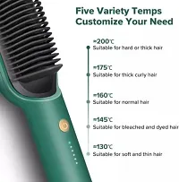 Professional Hair Straightener with PTC Heating |Electric Hair Comb Brush  Styling Tool for Men  Women - Salon Hair Straightener Brush&nbsp;PACK OF 1&nbsp;-thumb1