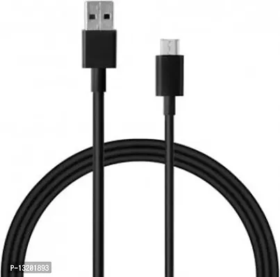 1 m USB Cable&nbsp;(Compatible with REDMI NOTE 7/7S/7PRO/8/8PRO, POCO F1/MI A1/A2/A3, Black, One Cable)-thumb0