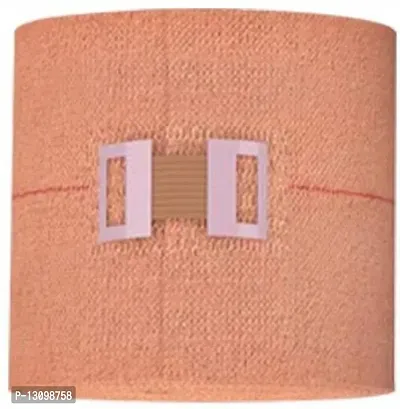 Cotton Roll Crepe Bandage With Fast Edges for Wrist, Arm, Shoulder, Ankle, Calf Pain (6 cm X 4 Mtr)