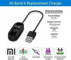 USB Charger for Smart Band 4 0.2 m Power Sharing Cable (Compatible with Band 4, Black, One Cable) 0.2 m Power Sharing Cable&nbsp;&nbsp;(Compatible with Mi Band 4, Mi M4, Black)-thumb2