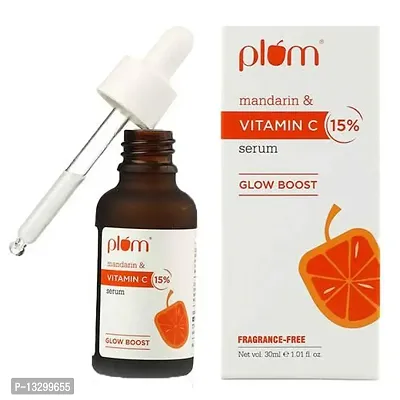 Plum 15% Vitamin C Face Serum With Mandarin - Glow Booster, 30 ml-thumb0