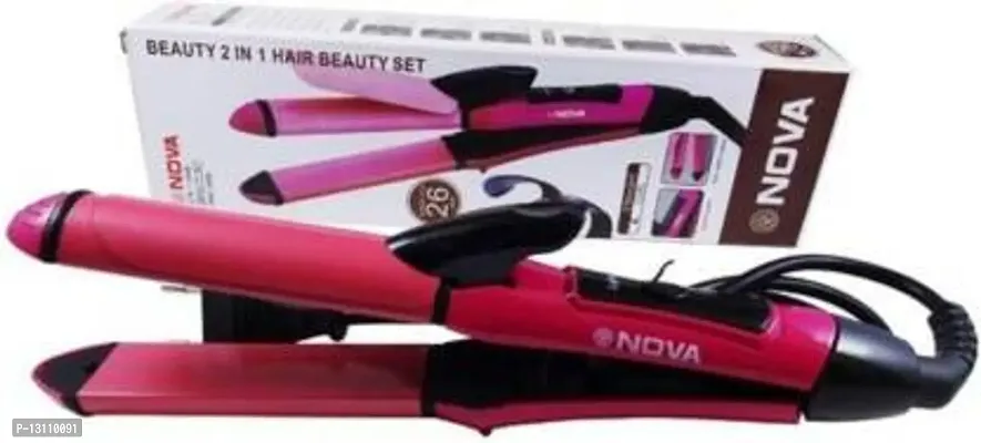 2 in 1 Hair Straightener and Curler Hair Straightener&nbsp;&nbsp;(Multicolor)_N53-thumb0