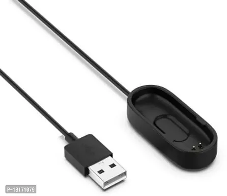 0.15m Power Micro USB Charging Cable For Xiaomi Mi Band 4 (MI Band Not Included) 0.15 m Power Sharing Cable&nbsp;&nbsp;(Compatible with Smart watch Band Strap, Black, One Cable)-thumb2