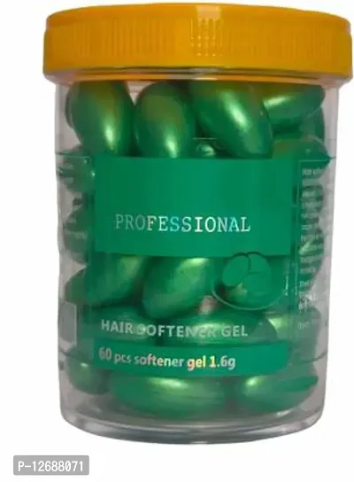Vitamin E hair serum capsules 100% organic to control dandruff damaged hair fall (60 Capsule)-thumb0