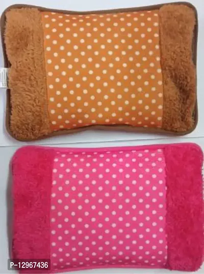 2 Pack Combo Velvet Pocket Heat Pad for Joint  Muscle Pain (Empty Bag) (2Pc)-thumb0