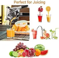 Aluminium Hand Juicer Alloy Fruit Hand Squeezer Heavy Duty Juicer Manual Fruit Press Squeezer (Silver Pack of 1)-thumb3