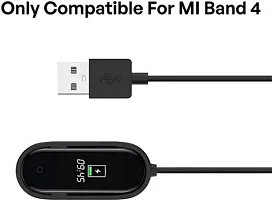 FITNESS BAND Charger Cable for M4 Band USB Charging 0.15 m Micro USB Cable&nbsp;&nbsp;(Compatible with M4 FITNESS BAND, Black, One Cable)-thumb1