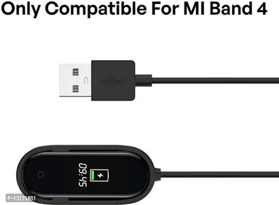 FITNESS BAND Charger Cable for M4 Band USB Charging 0.15 m Micro USB Cable&nbsp;&nbsp;(Compatible with M4 FITNESS BAND, Black, One Cable)-thumb2