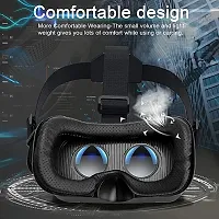 Virtual Reality Headset for 3D Video Movies, Gaming Headset Compatible with All Smartphones (Black)_SCVR1BX325-thumb2
