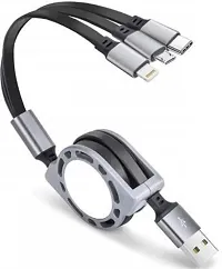 USB Data Sync 3 in 1 Samsung , Iphone , Type-C Charging Cable 1.2 m Micro USB Cable&nbsp;&nbsp;(Compatible with Samsung , Iphone0-thumb1