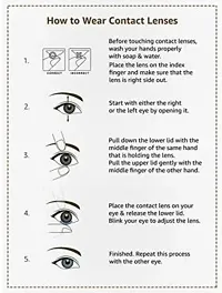 Green Colored (1 Pair) Contact Lens (0 Power) with Solution  Case-thumb2