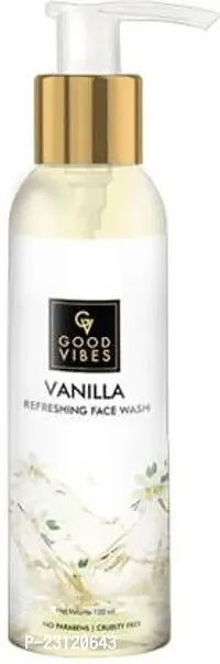 GOOD VIBES Vanilla - Refreshing Face Wash (120 ml)-thumb0
